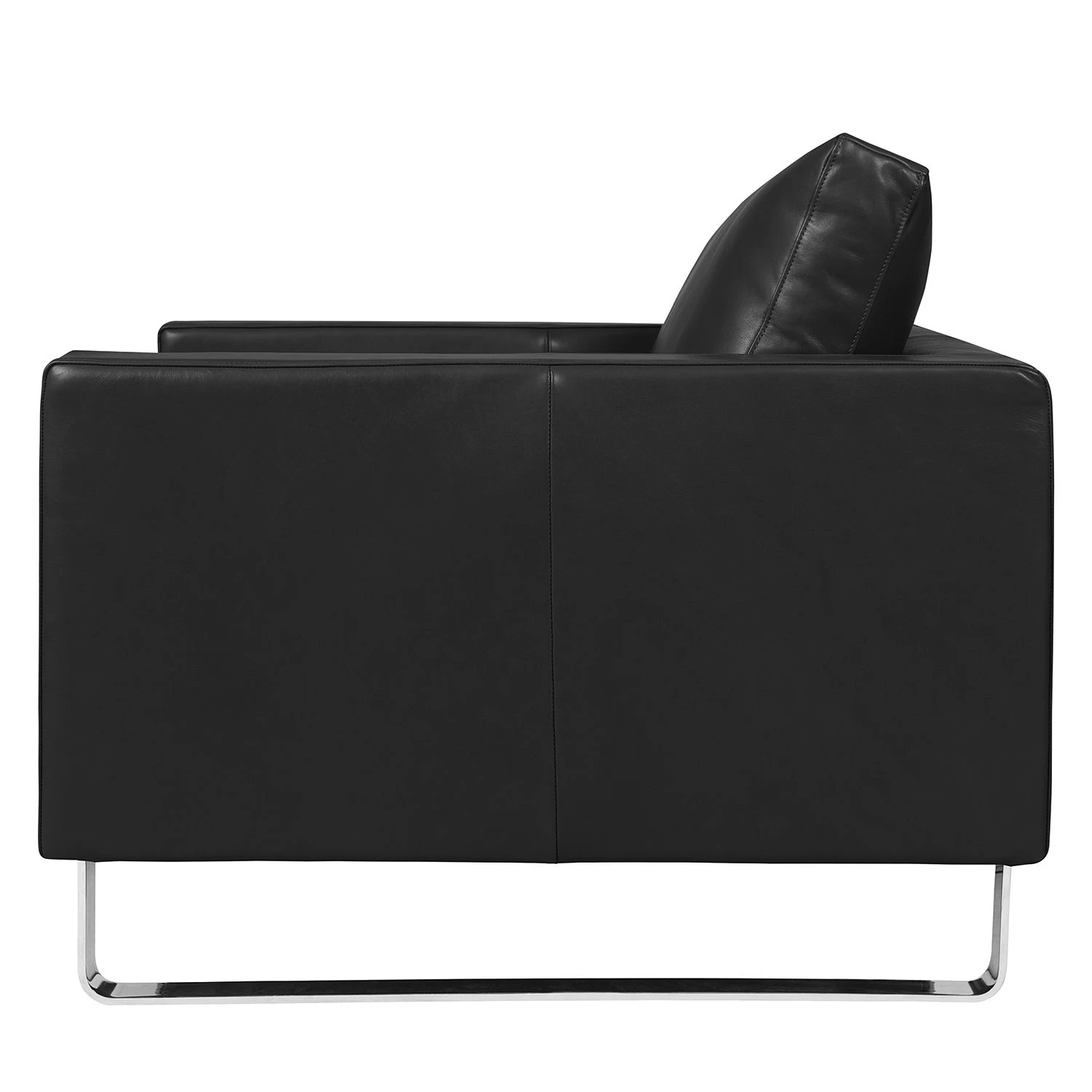 Fredriks Sessel Portobello IV - Echtleder - Echtleder Lasde: Schwarz - Kufen 3 Fredriks Sessel Portobello IV - Echtleder - Echtleder Lasde: Schwarz - Kufen – Bild 3