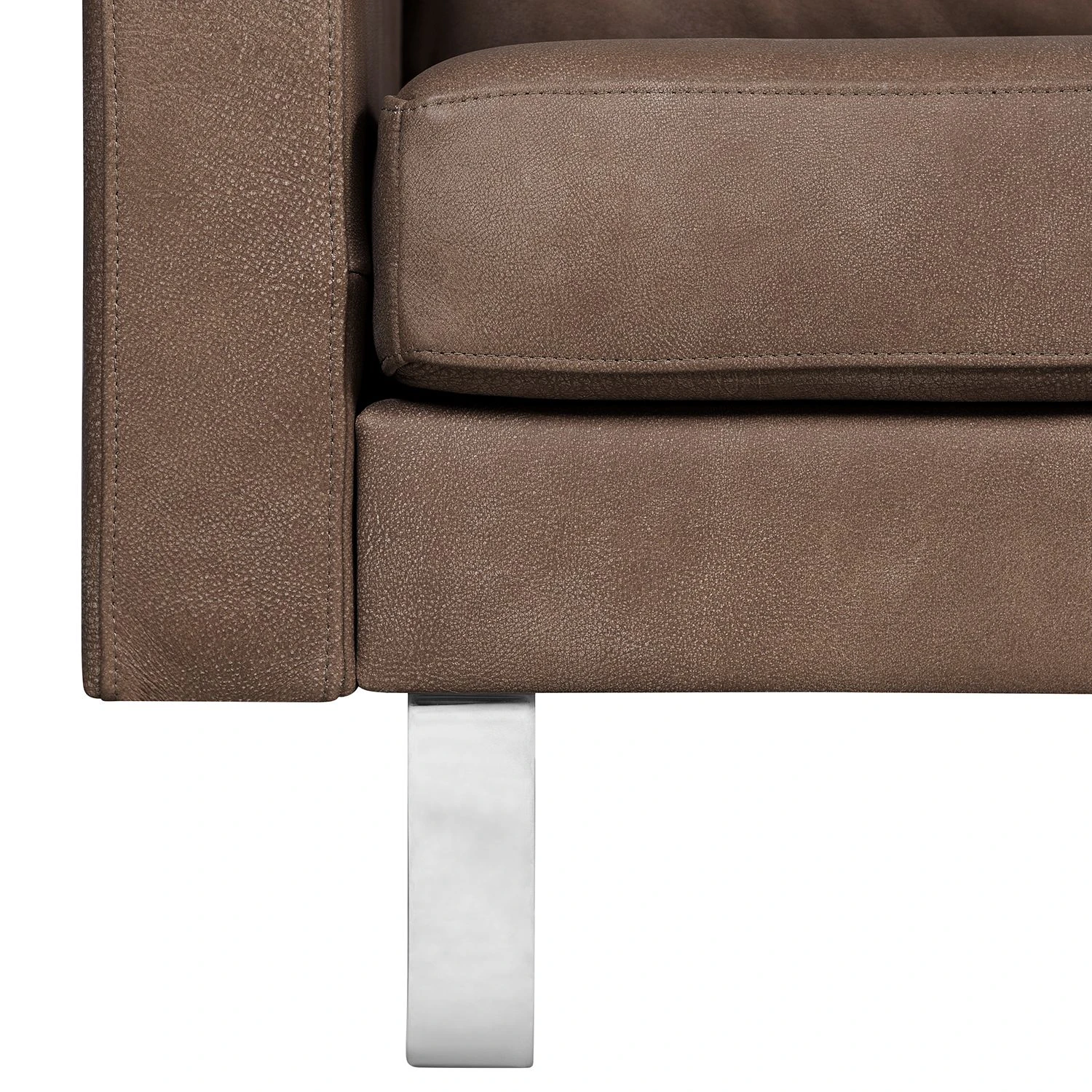 Fredriks Sofa Portobello IV (3-Sitzer) - Echtleder - Echtleder Custo: Dunkelbraun - Kufen 7 Fredriks Sofa Portobello IV (3-Sitzer) - Echtleder - Echtleder Custo: Dunkelbraun - Kufen – Bild 7