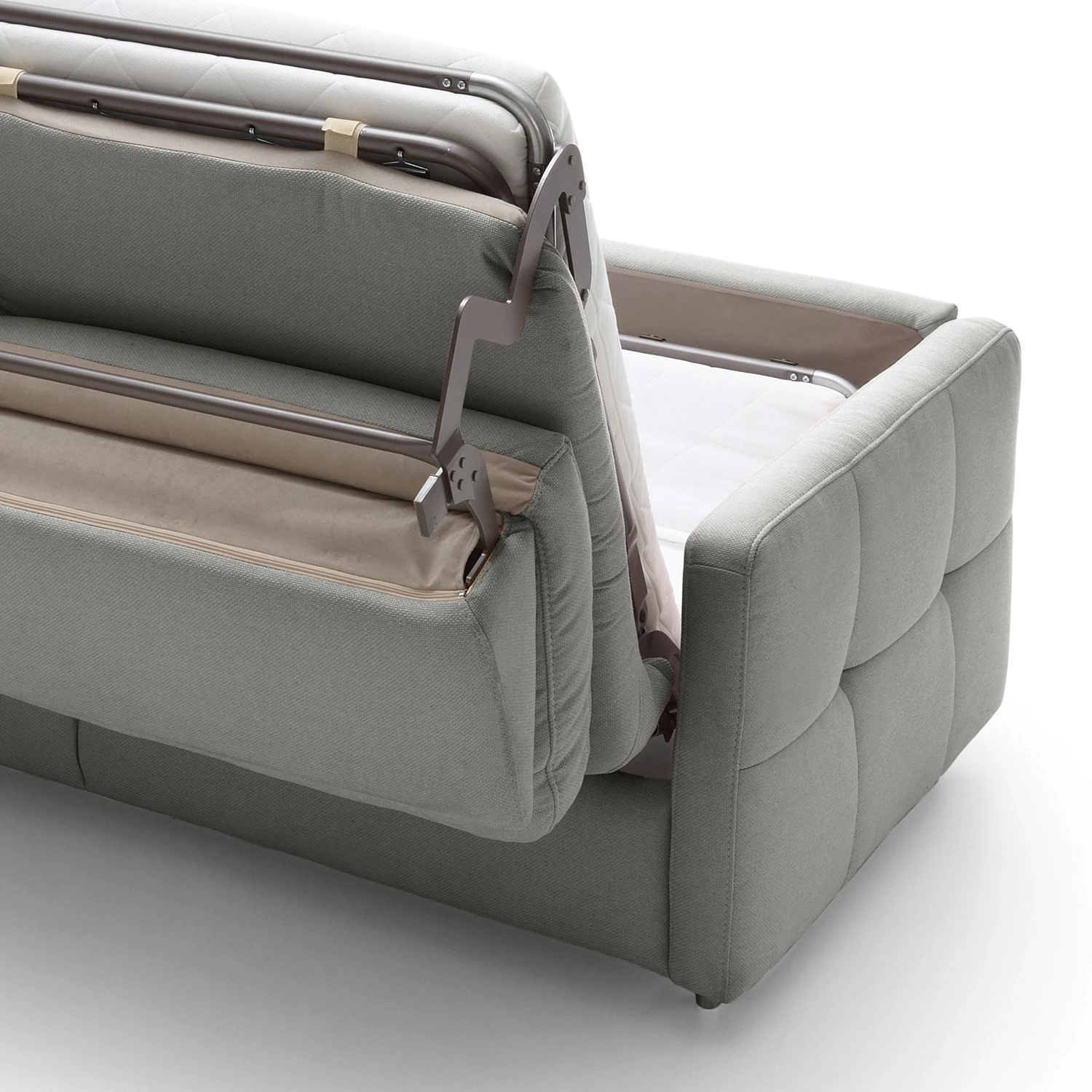 Loftscape Schlafsofa Montenegro - Strukturstoff - Grau - Breite: 157 cm 11 Loftscape Schlafsofa Montenegro - Strukturstoff - Grau - Breite: 157 cm – Bild 11