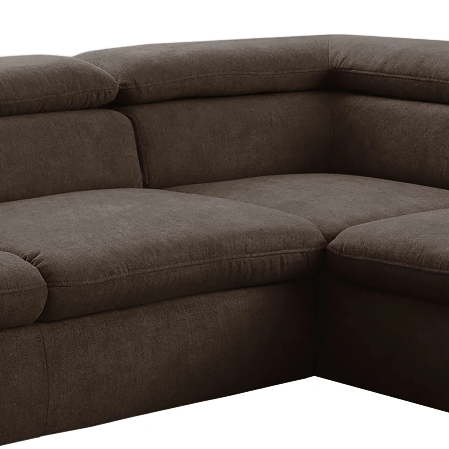 Loftscape Ecksofa Glenaire I - Strukturstoff - Dunkelbraun - Ottomane davorstehend rechts - Keine Funktion 6 Loftscape Ecksofa Glenaire I - Strukturstoff - Dunkelbraun - Ottomane davorstehend rechts - Keine Funktion – Bild 6