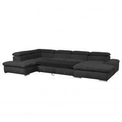 Loftscape Wohnlandschaft Glenaire I - Strukturstoff - Schwarz - Longchair davorstehend rechts / Ottomane links - Schlaffunktion für dauerhafte Nutzung 14 Loftscape Wohnlandschaft Glenaire I - Strukturstoff - Schwarz - Longchair davorstehend rechts / Ottomane links - Schlaffunktion für dauerhafte Nutzung -Wohnzimmermöbel boutique en ligne 1000157820 190314 11253701162 GALLERYIMAGES P000000001000157820