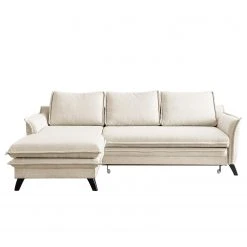 Norrwood Ecksofa Mia Mia II - Webstoff - Beige - Longchair davorstehend links -Wohnzimmermöbel boutique en ligne 1000160513 200623 11265000053 DETAILS P000000001000160513