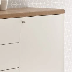 Norrwood Sideboard Gyland - Matt Weiß / Eiche Riviera Dekor -Wohnzimmermöbel boutique en ligne 1000164014 190307 08392400100 GALLERYIMAGES P000000001000164014