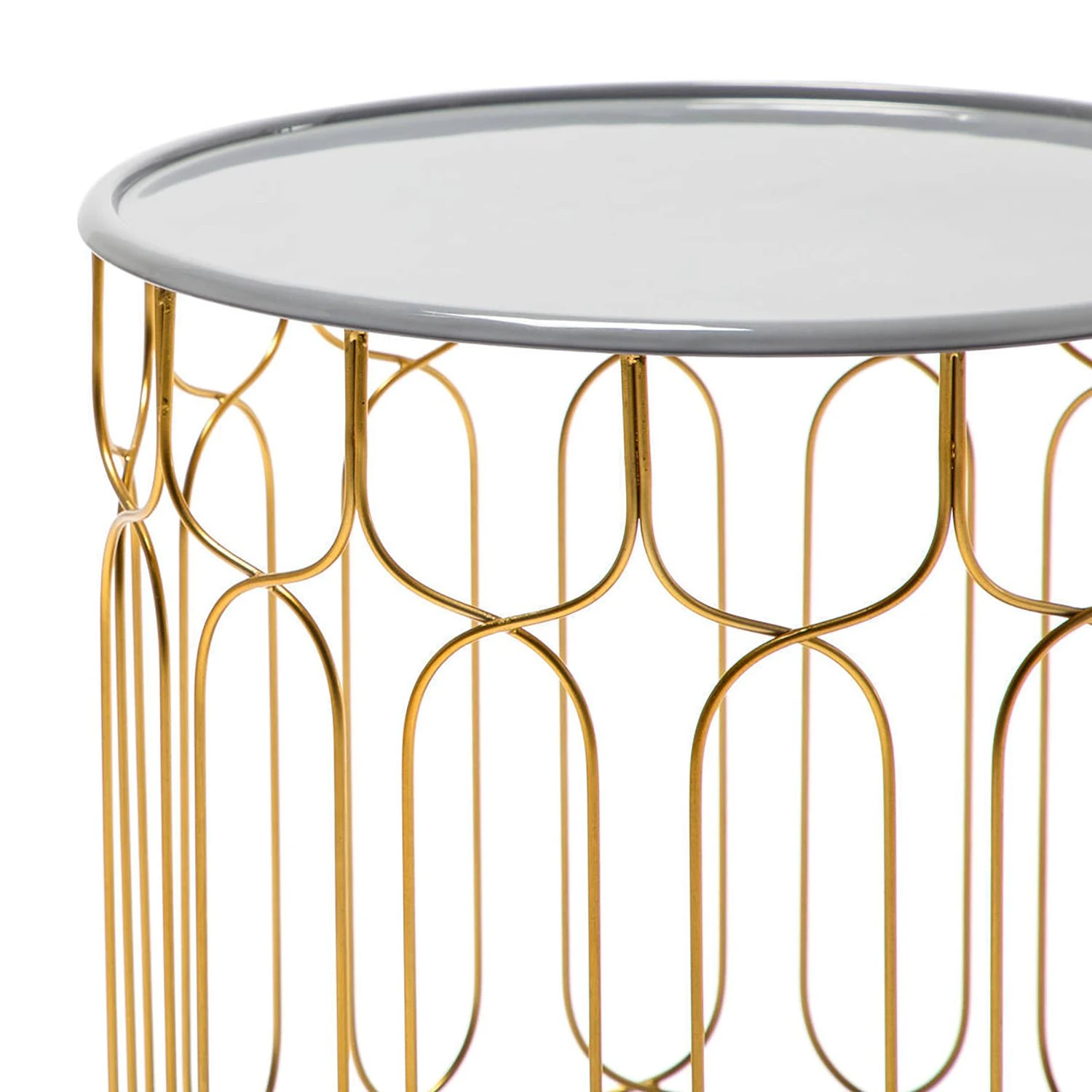 Kayoom Beistelltisch Timba (2er-Set) - Eisen - Aubergine 3 Kayoom Beistelltisch Timba (2er-Set) - Eisen - Aubergine – Bild 3