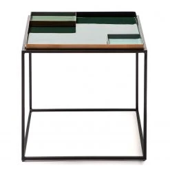 Kayoom Beistelltisch Famosa IV - Eisen - Grün / Blau