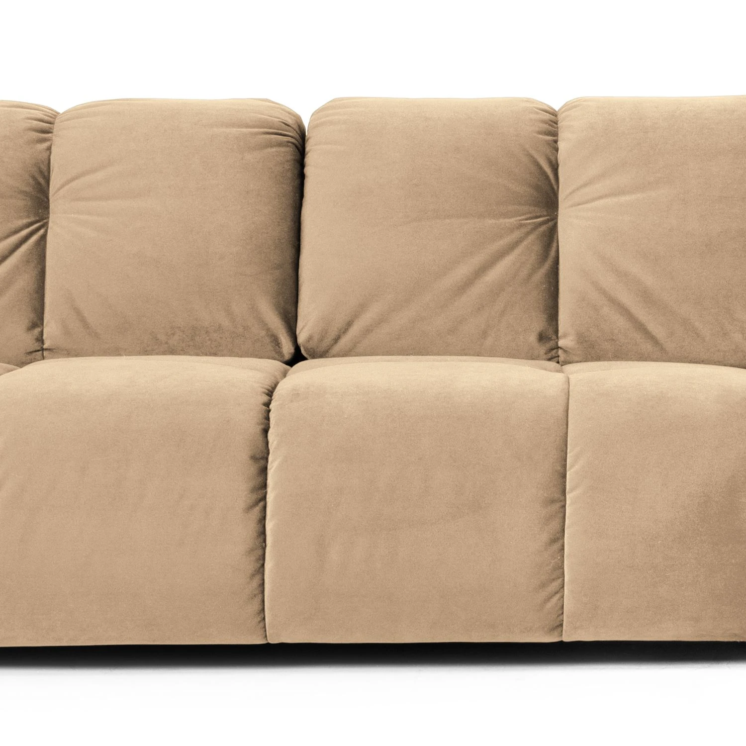 Jack & Alice Ecksofa Malter - Samt - Beige - Longchair davorstehend rechts 14 Jack & Alice Ecksofa Malter - Samt - Beige - Longchair davorstehend rechts – Bild 14