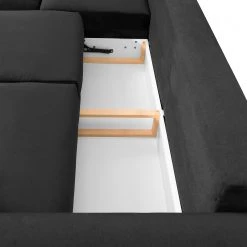 Jack & Alice Ecksofa Baitz I - Samt Krysia: Dunkelgrau - Ottomane davorstehend links 40 Jack & Alice Ecksofa Baitz I - Samt Krysia: Dunkelgrau - Ottomane davorstehend links -Wohnzimmermöbel boutique en ligne 1000166895 220601 160 DETAILS P000000001000166895