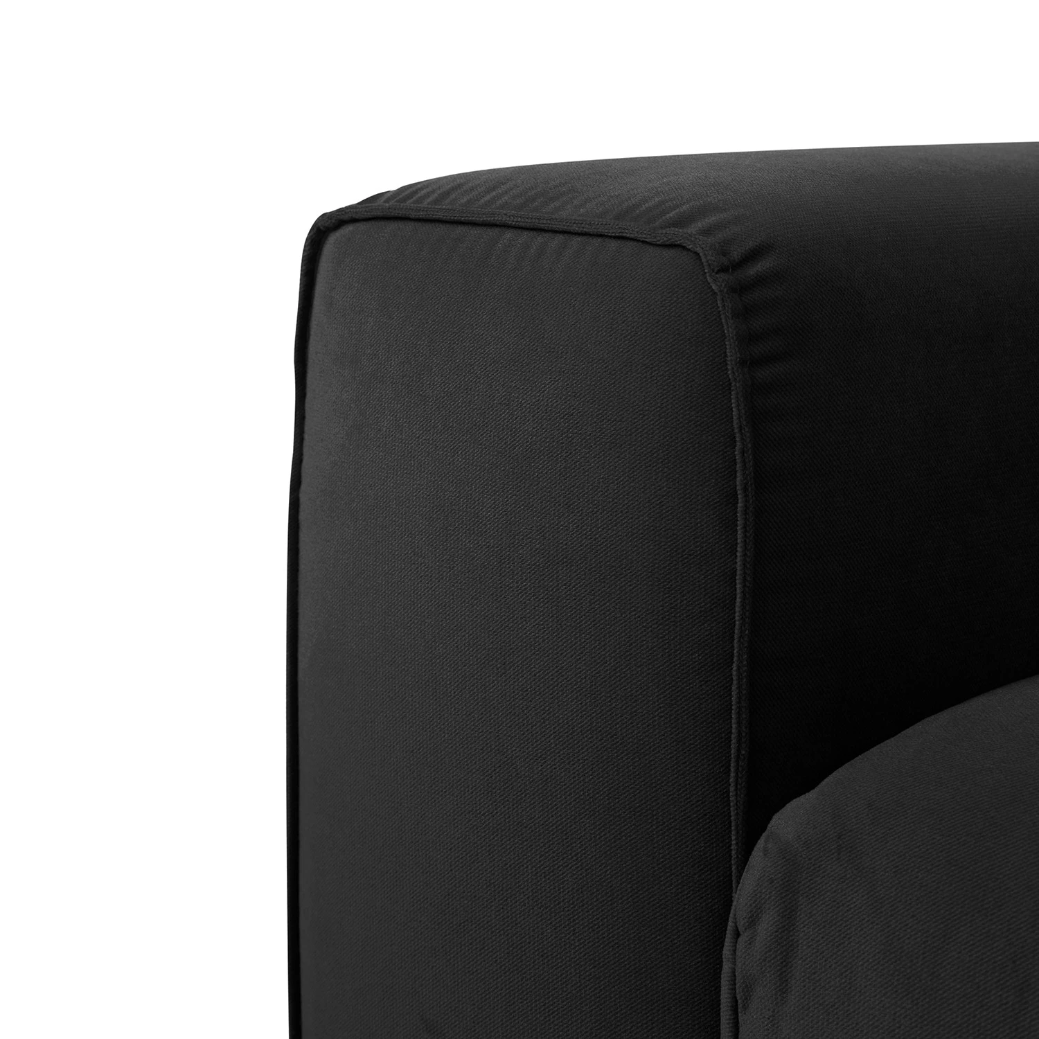 Jack & Alice Ecksofa Baitz I - Samt Krysia: Dunkelgrau - Ottomane davorstehend links 17 Jack & Alice Ecksofa Baitz I - Samt Krysia: Dunkelgrau - Ottomane davorstehend links – Bild 17