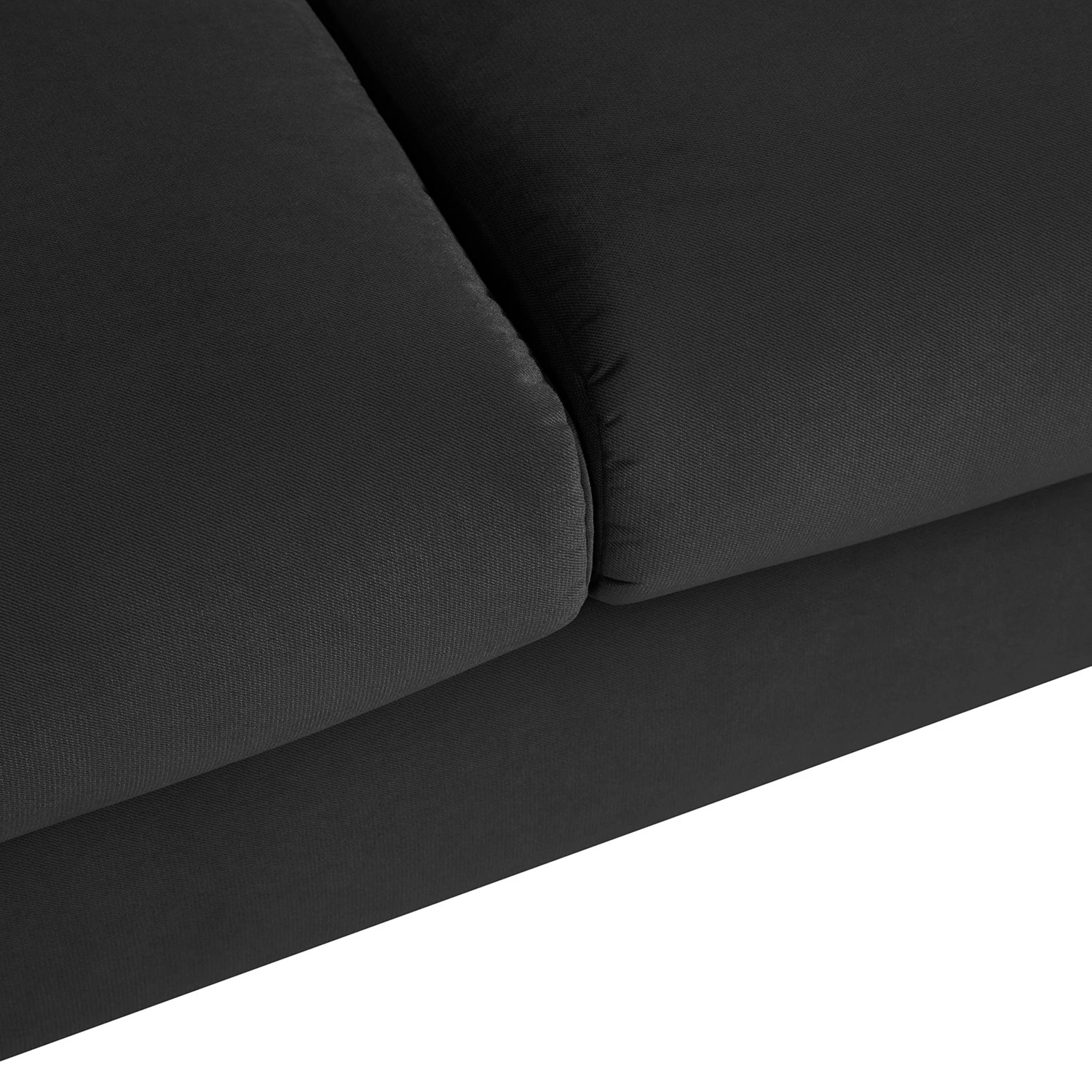 Jack & Alice Ecksofa Baitz I - Samt Krysia: Dunkelgrau - Ottomane davorstehend links 20 Jack & Alice Ecksofa Baitz I - Samt Krysia: Dunkelgrau - Ottomane davorstehend links – Bild 20