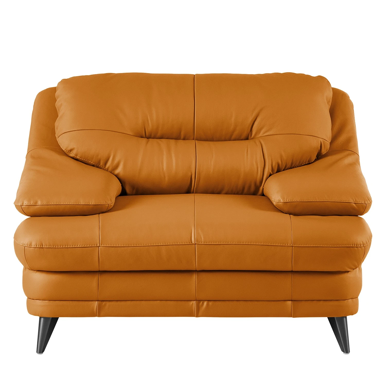 Fredriks Sessel Lutz II - Echtleder - Goldbraun 4 Fredriks Sessel Lutz II - Echtleder - Goldbraun – Bild 4