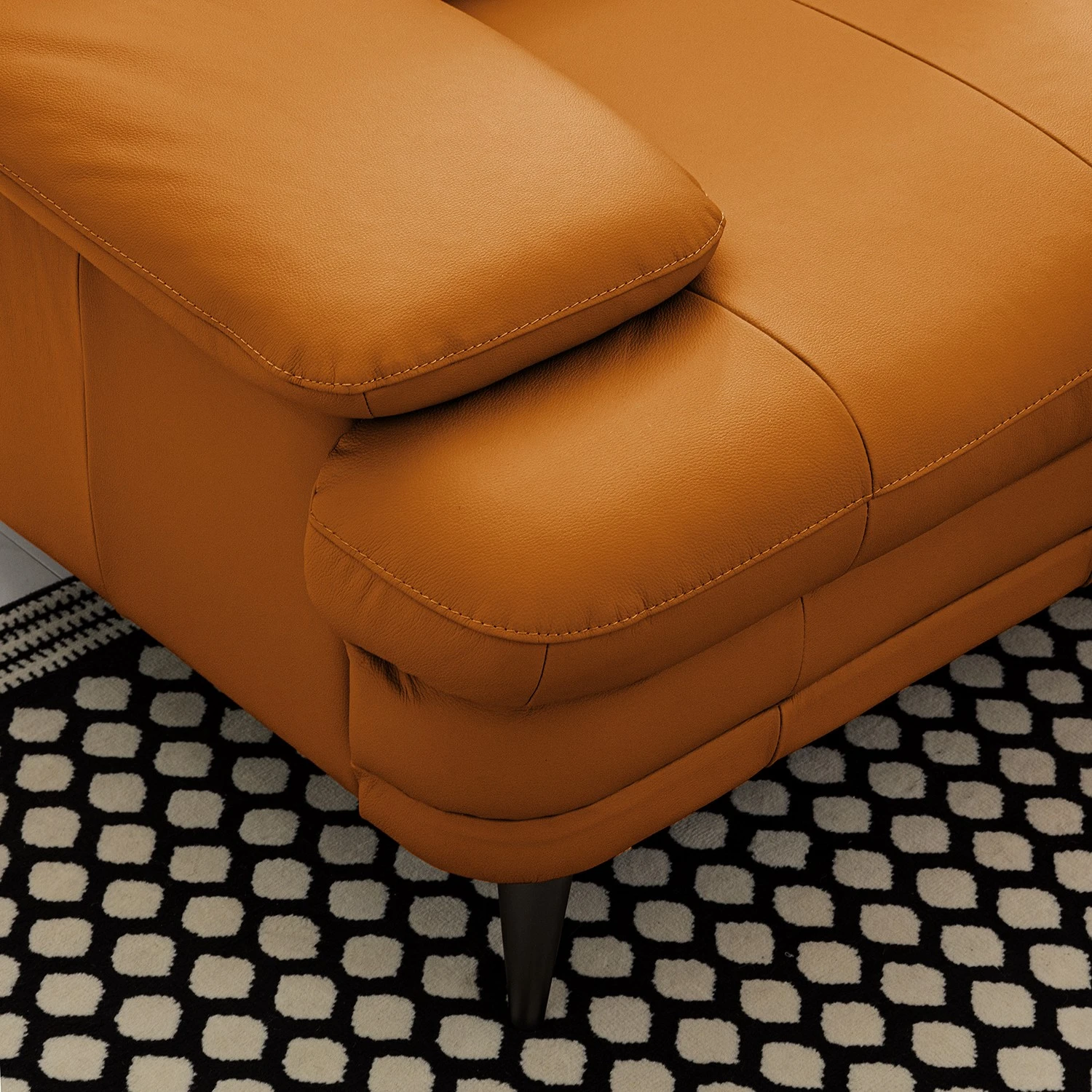 Fredriks Sessel Lutz II - Echtleder - Goldbraun 12 Fredriks Sessel Lutz II - Echtleder - Goldbraun – Bild 12