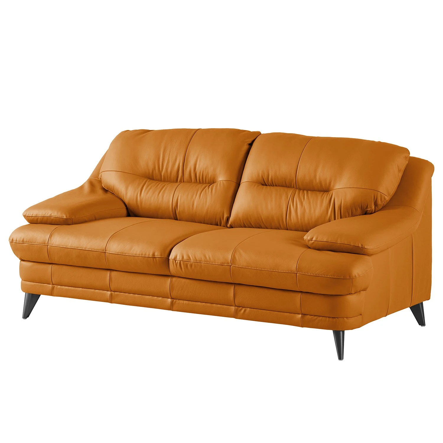 Fredriks Sofa Lutz II (2-Sitzer) - Echtleder - Goldbraun 1 Fredriks Sofa Lutz II (2-Sitzer) - Echtleder - Goldbraun