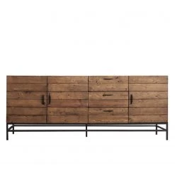Ars manufacti Sideboard Grasby II - Altholz Pinie / Metall - Pinie Dunkel / Schwarz -Wohnzimmermöbel boutique en ligne 1000168548 191108 18580600002 DETAILS P000000001000168548