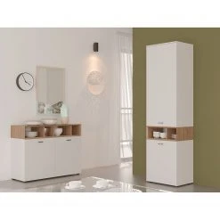 Germania Kommode Coruna - Weiß / Eiche Grandson Dekor -Wohnzimmermöbel boutique en ligne 1000168943 190403 11353600075 MOOD GALLERYIMAGES P000000001000168943 mood