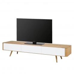 Studio Copenhagen TV-Lowboard Loca V - Wildeiche teilmassiv - Wildeiche - Breite: 225 cm - Tiefe: 42 cm