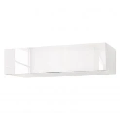 Maja Möbel Hängeschrank Shino I - Glas Weiß / Weiß - Breite: 180 cm