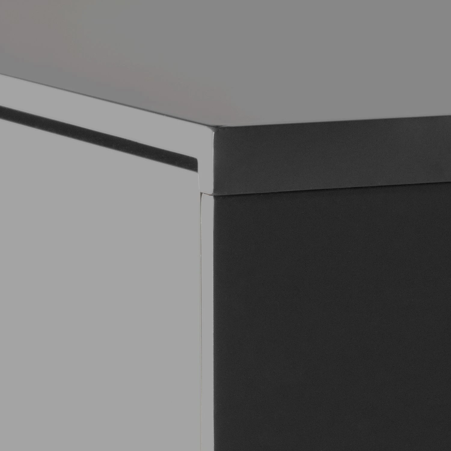 Mørteens Wohnwand Lindholm (4-teilig) - Eiche teilmassiv - Grau 9 Mørteens Wohnwand Lindholm (4-teilig) - Eiche teilmassiv - Grau – Bild 9