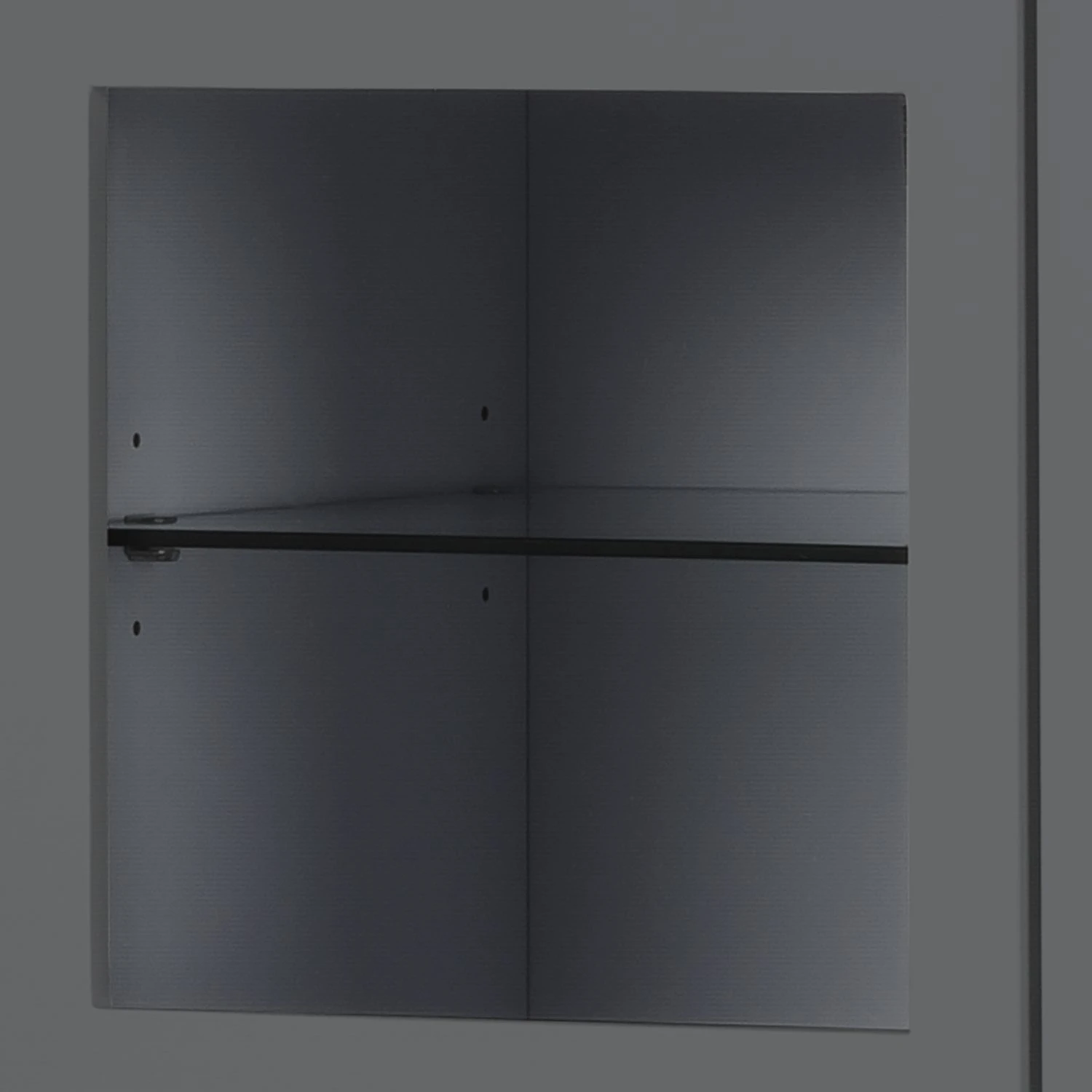 Mørteens Wohnwand Lindholm (4-teilig) - Eiche teilmassiv - Grau 10 Mørteens Wohnwand Lindholm (4-teilig) - Eiche teilmassiv - Grau – Bild 10