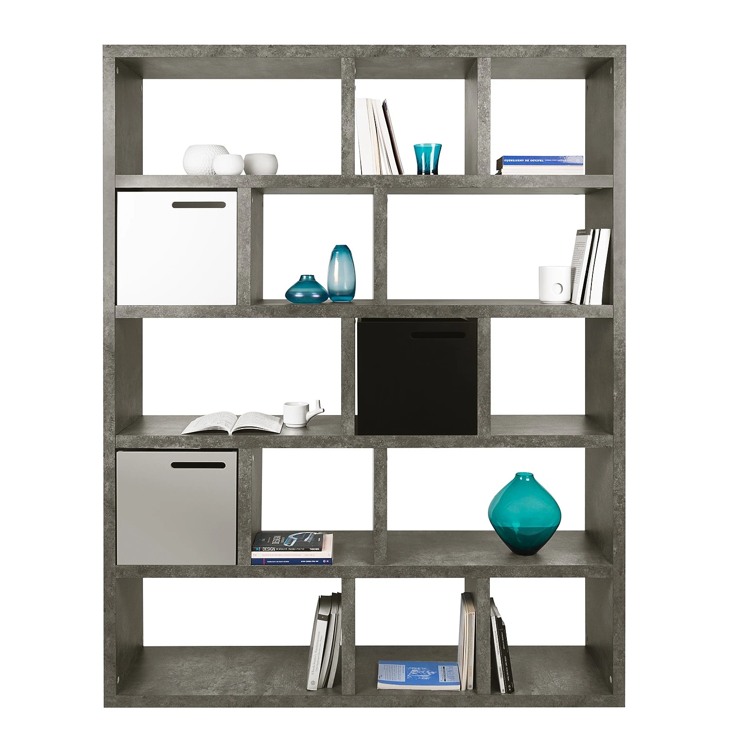 Temahome Regal Berlin - Beton Dekor - 150 x 198 cm 8 Temahome Regal Berlin - Beton Dekor - 150 x 198 cm – Bild 8