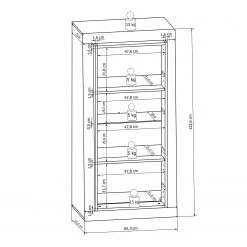 Loftscape Hängevitrine Curlewis - Hochglanz Weiß / Anthrazit 12 Loftscape Hängevitrine Curlewis - Hochglanz Weiß / Anthrazit -Wohnzimmermöbel boutique en ligne 1000171309 190424 07575300008 GALLERYIMAGES P000000001000171309