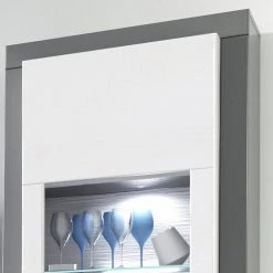 Loftscape Hängevitrine Curlewis - Hochglanz Weiß / Anthrazit 10 Loftscape Hängevitrine Curlewis - Hochglanz Weiß / Anthrazit -Wohnzimmermöbel boutique en ligne 1000171309 210930 134153000038 DETAILS P000000001000171309