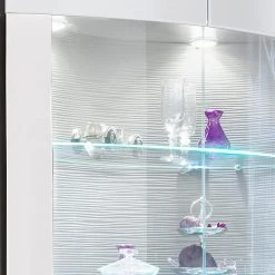 Loftscape Wohnwand Mury (4-teilig) - Hochglanz Weiß / Anthrazit -Wohnzimmermöbel boutique en ligne 1000171335 190424 07575900119 GALLERYIMAGES P000000001000171335