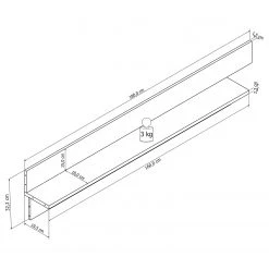 Loftscape Wohnwand Mury (4-teilig) - Hochglanz Weiß / Anthrazit -Wohnzimmermöbel boutique en ligne 1000171335 190424 07575900124 GALLERYIMAGES P000000001000171335