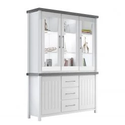 Ridgevalley Buffet Touros - Kiefer massiv - Kiefer Weiß / Grau