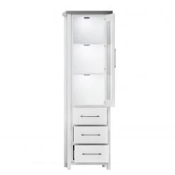 Ridgevalley Standvitrine Touros - Kiefer massiv - Kiefer Weiß / Grau 9 Ridgevalley Standvitrine Touros - Kiefer massiv - Kiefer Weiß / Grau -Wohnzimmermöbel boutique en ligne 1000171365 190424 07580600350 GALLERYIMAGES P000000001000171365