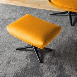 Studio Copenhagen Polsterhocker Garbo VI - Samt Shyla: Senfgelb - Schwarz -Wohnzimmermöbel boutique en ligne 1000172550 200106 10522500277 DETAILS P000000001000172550