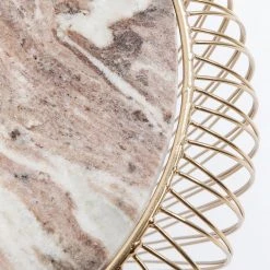Kare Design Beistelltisch Beam III - Marmor / Stahl - Marmor Grau - Gold -Wohnzimmermöbel boutique en ligne 1000172838 190429 08140300109 GALLERYIMAGES P000000001000172838