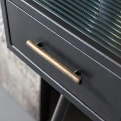 Kare Design Konsolentisch La Gomera - Glas / Stahl - Schwarz / Gold -Wohnzimmermöbel boutique en ligne 1000172867 190429 08142400323 GALLERYIMAGES P000000001000172867