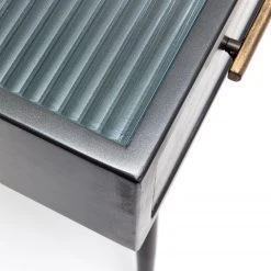 Kare Design Konsolentisch La Gomera - Glas / Stahl - Schwarz / Gold -Wohnzimmermöbel boutique en ligne 1000172867 190429 08142500326 GALLERYIMAGES P000000001000172867