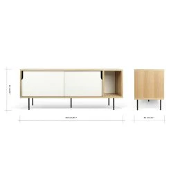 Temahome Sideboard Noa II - Weiß - Eiche -Wohnzimmermöbel boutique en ligne 1000172904 190426 18195900073 GALLERYIMAGES P000000001000172904