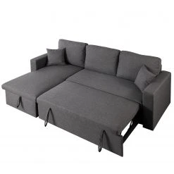Fredriks Ecksofa Coventry I - Webstoff - Grau -Wohnzimmermöbel boutique en ligne 1000172911 210614 18411901324 DETAILS P000000001000172911