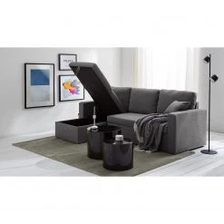 Fredriks Ecksofa Coventry I - Webstoff - Grau -Wohnzimmermöbel boutique en ligne 1000172911 210615 16461600025 MOOD DETAILS P000000001000172911 mood