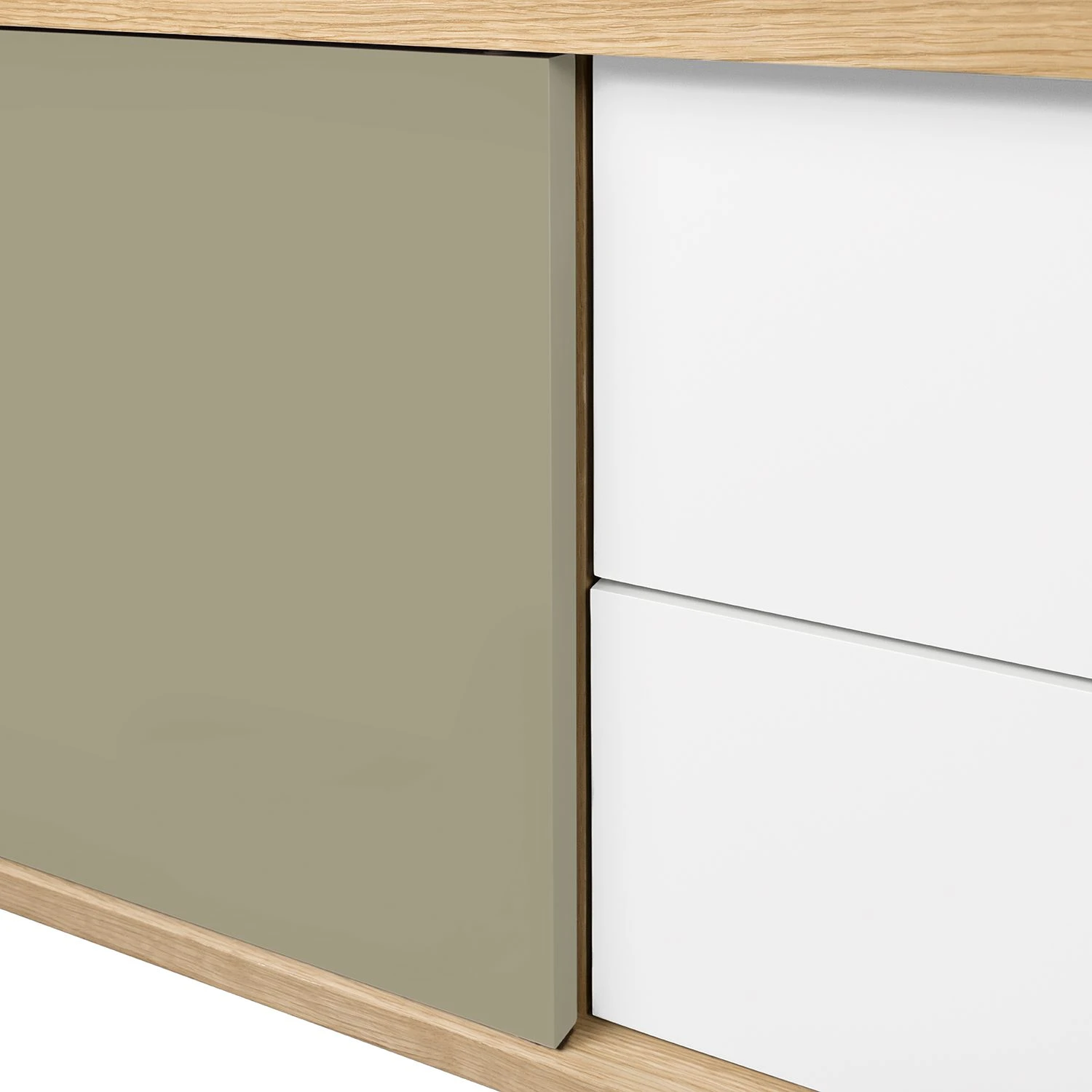 Temahome TV-Lowboard Noa III - Weiß / Steingrau 9 Temahome TV-Lowboard Noa III - Weiß / Steingrau – Bild 9