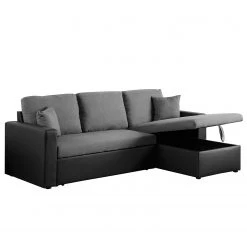 Fredriks Ecksofa Coventry II - Kunstleder/Webstoff - Grau / Schwarz -Wohnzimmermöbel boutique en ligne 1000172943 190724 16080800028 DETAILS P000000001000172943