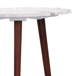 Jack & Alice Beistelltisch Rebu - Marmor / Akazie massiv - Marmor Weiß / Braun -Wohnzimmermöbel boutique en ligne 1000172975 200916 08553700003 DETAILS P000000001000172975
