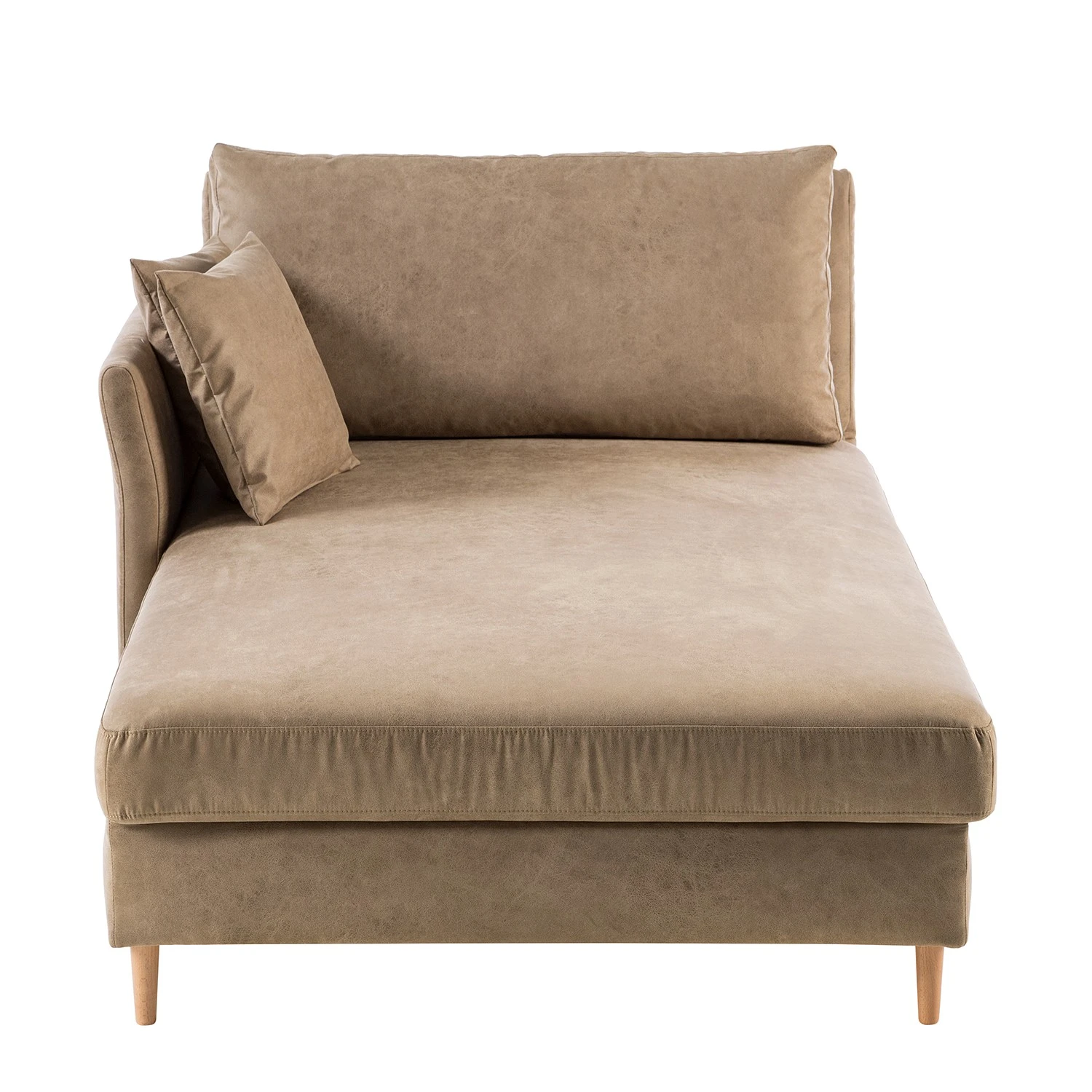 Ars Natura Recamiere Hillarys III - Antiklederlook - Latte Macchiato - Breite: 110 cm - Armlehne davorstehend rechts 5 Ars Natura Recamiere Hillarys III - Antiklederlook - Latte Macchiato - Breite: 110 cm - Armlehne davorstehend rechts – Bild 5