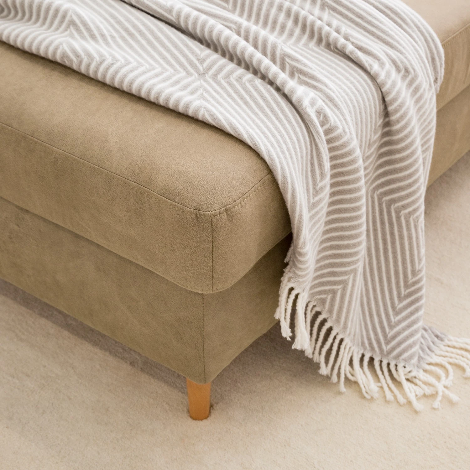 Ars Natura Recamiere Hillarys III - Antiklederlook - Latte Macchiato - Breite: 110 cm - Armlehne davorstehend rechts 11 Ars Natura Recamiere Hillarys III - Antiklederlook - Latte Macchiato - Breite: 110 cm - Armlehne davorstehend rechts – Bild 11