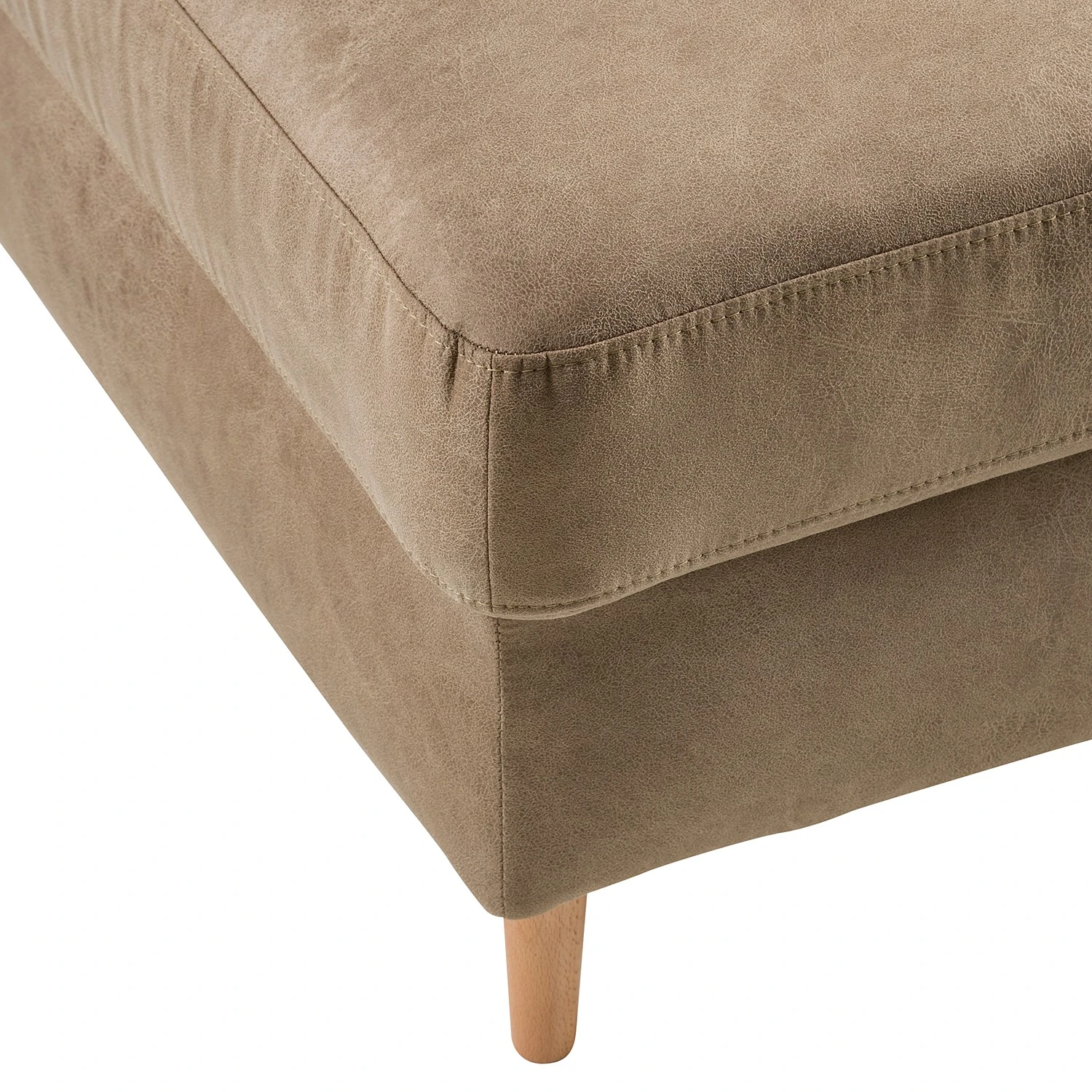 Ars Natura Recamiere Hillarys III - Antiklederlook - Latte Macchiato - Breite: 110 cm - Armlehne davorstehend rechts 14 Ars Natura Recamiere Hillarys III - Antiklederlook - Latte Macchiato - Breite: 110 cm - Armlehne davorstehend rechts – Bild 14