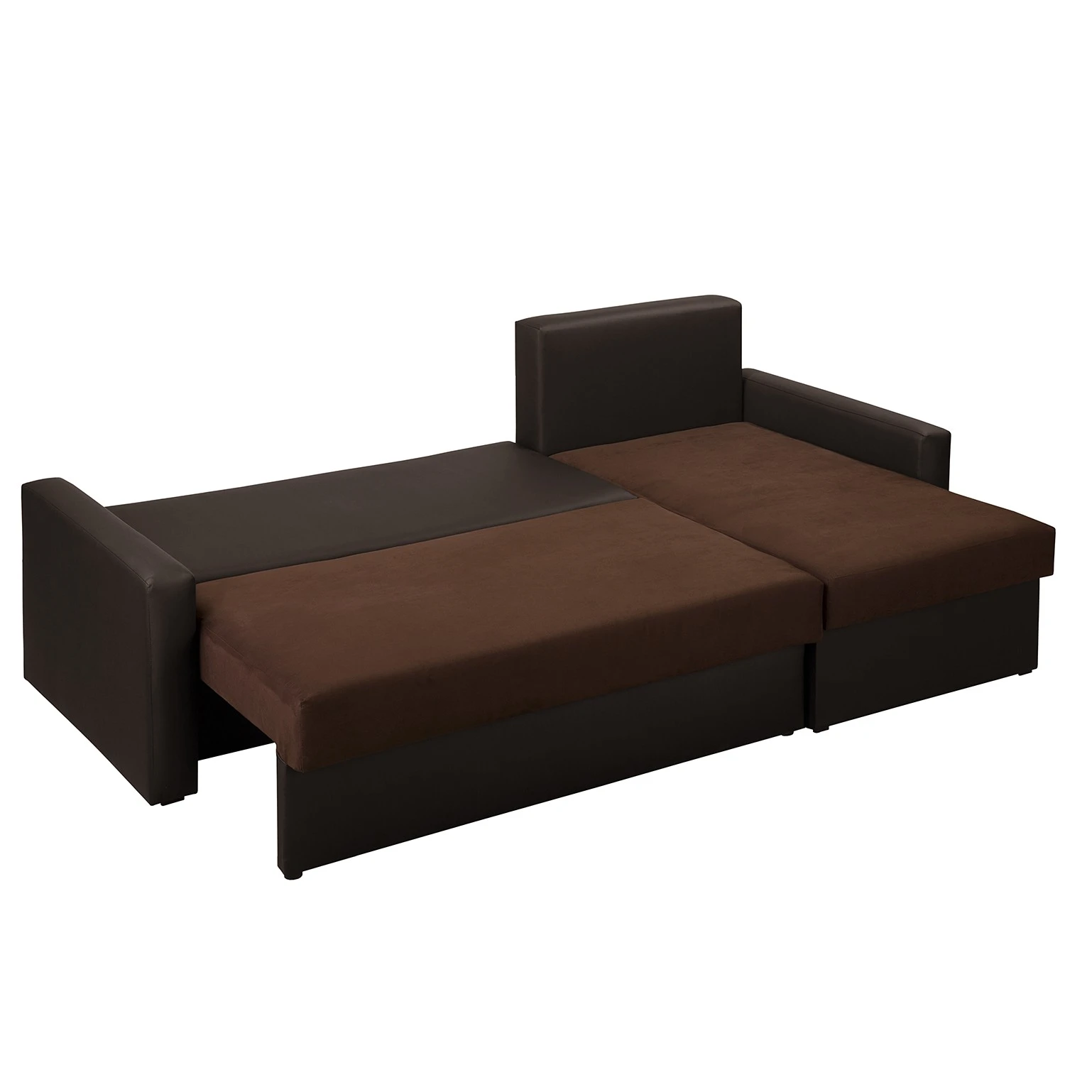 Fredriks Ecksofa Kardinya - Kunstleder / Microfaser - Dunkelbraun - Longchair davorstehend rechts 3 Fredriks Ecksofa Kardinya - Kunstleder / Microfaser - Dunkelbraun - Longchair davorstehend rechts – Bild 3