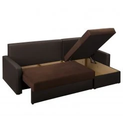 Fredriks Ecksofa Kardinya - Kunstleder / Microfaser - Dunkelbraun - Longchair davorstehend rechts 22 Fredriks Ecksofa Kardinya - Kunstleder / Microfaser - Dunkelbraun - Longchair davorstehend rechts -Wohnzimmermöbel boutique en ligne 1000175319 200227 14352700173 DETAILS P000000001000175319