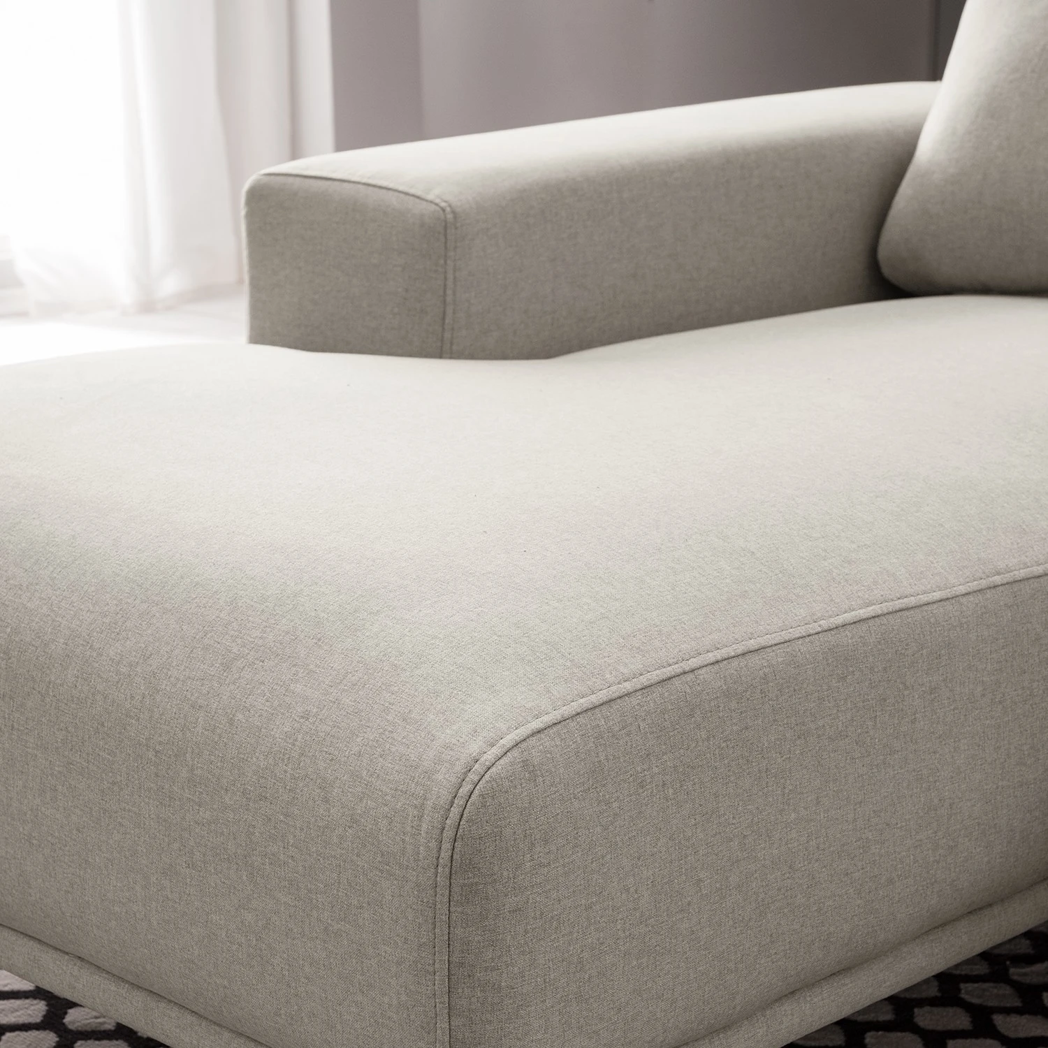 Fredriks Ecksofa CONNOLLY - Webstoff - Longchair davorstehend links 9 Fredriks Ecksofa CONNOLLY - Webstoff - Longchair davorstehend links – Bild 9