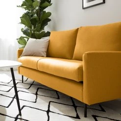 Fredriks Sofa Kenten I (2-Sitzer) - Webstoff - Gelb -Wohnzimmermöbel boutique en ligne 1000176645 200414 13314900010 DETAILS P000000001000176645