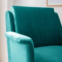 Mørteens Sessel Karnup - Samt - Petrol -Wohnzimmermöbel boutique en ligne 1000176657 210401 16112800010 DETAILS P000000001000176657