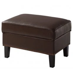 Maison Belfort Polsterhocker Migron - Kunstleder - Braun