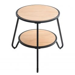 Mørteens Beistelltisch Beerse - Echtholzfurnier - Eiche / Schwarz -Wohnzimmermöbel boutique en ligne 1000176695 191129 08181400003 DETAILS P000000001000176695