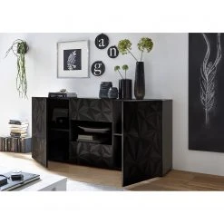 LC Spa Sideboard Prisma II - Hochglanz Anthrazit -Wohnzimmermöbel boutique en ligne 1000177660 201029 08322200237 MOOD DETAILS P000000001000177660 mood